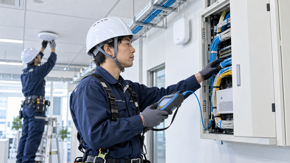 電気通信設備工事のイメージ